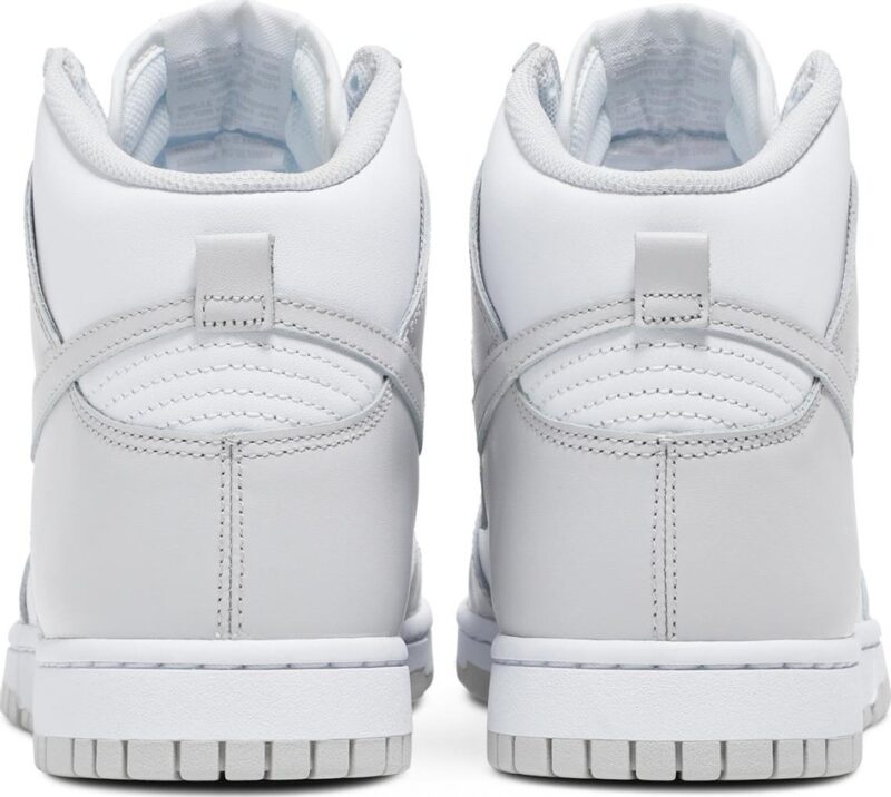 Nike Dunk High Retro White Vast Grey (2021) - Image 4