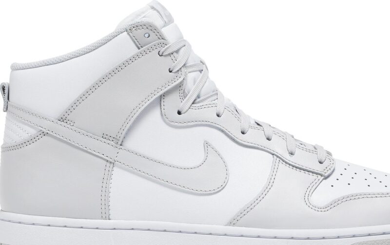 Nike Dunk High Retro White Vast Grey (2021) - Image 2
