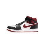 Jordan 1 Mid Gym Red Black White