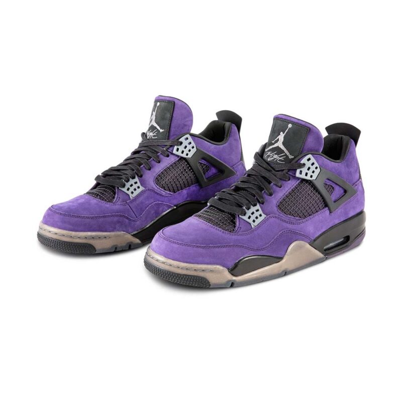Travis Scott x Air Jordan 4 Retro ‘Purple Suede – Black Midsole’ - Image 2