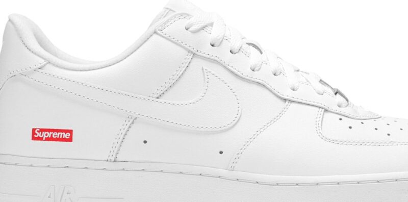 Nike Air Force 1 Low Supreme White - Image 2