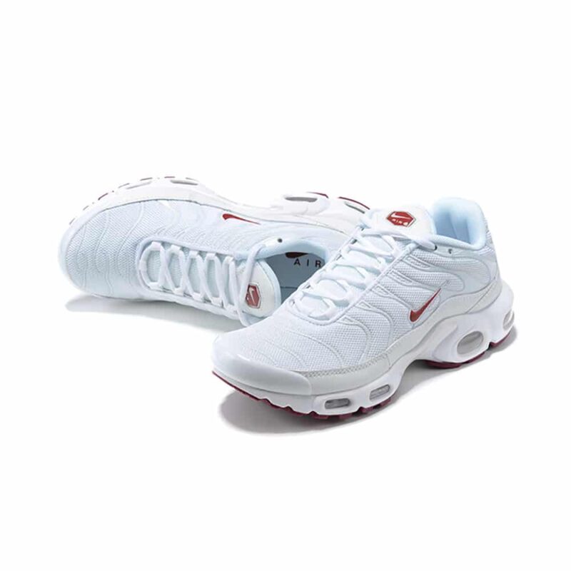 Air Max Plus TN White & Red - Image 3