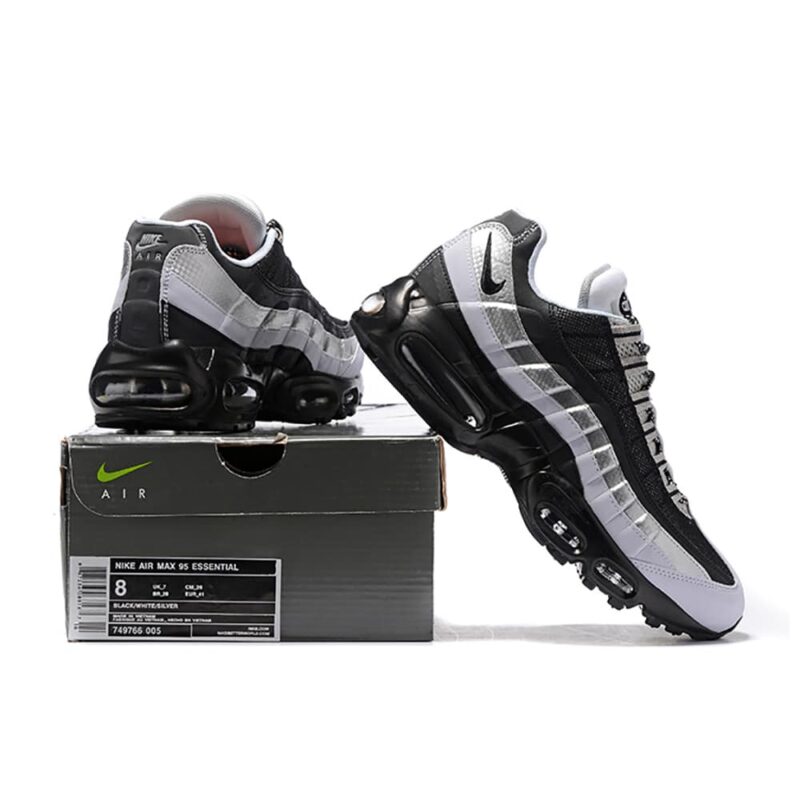 Air Max 95 Essential ‘White black Silver’ - Image 3