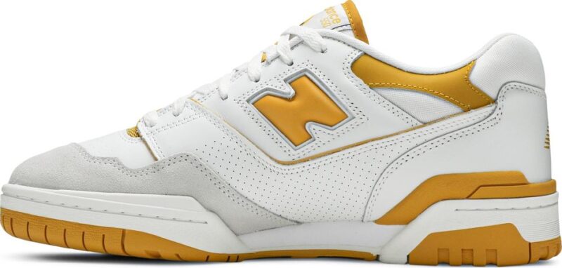 New Balance 550 Sea Salt Varsity Gold - Image 3