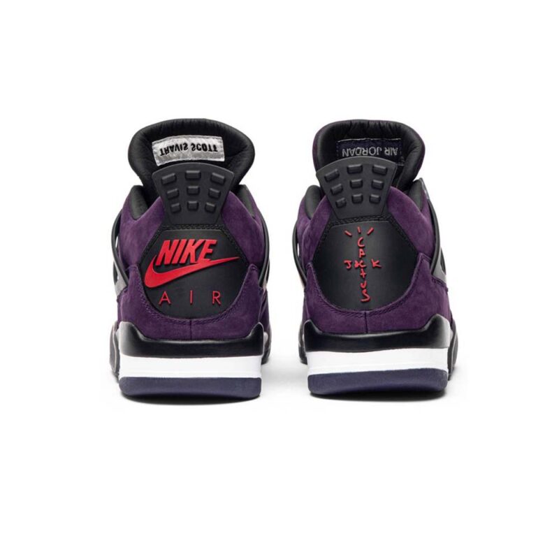 AIR JORDAN 4 X TRAVIS SCOTT PURPLE SUEDE - Image 3