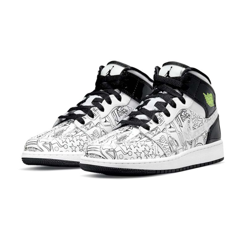 Air Jordan 1 Mid GS “DIY” - Image 2