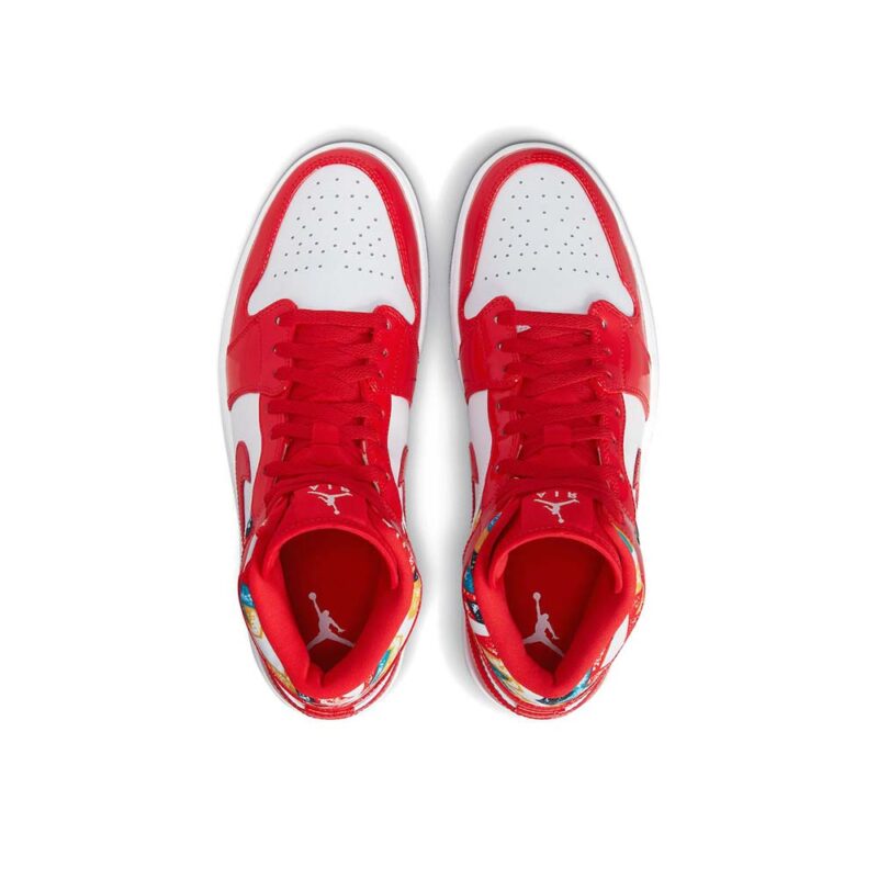 Air Jordan 1 Mid “Red Patent” - Image 4