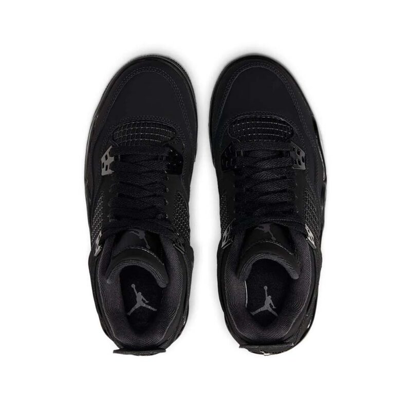 Air Jordan 4 Retro GS “Black Cat” for kids black - Image 4
