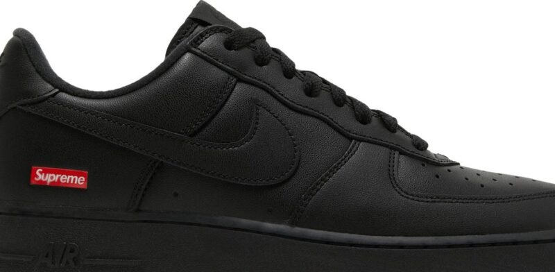 Nike Air Force 1 Low Supreme Black - Image 2