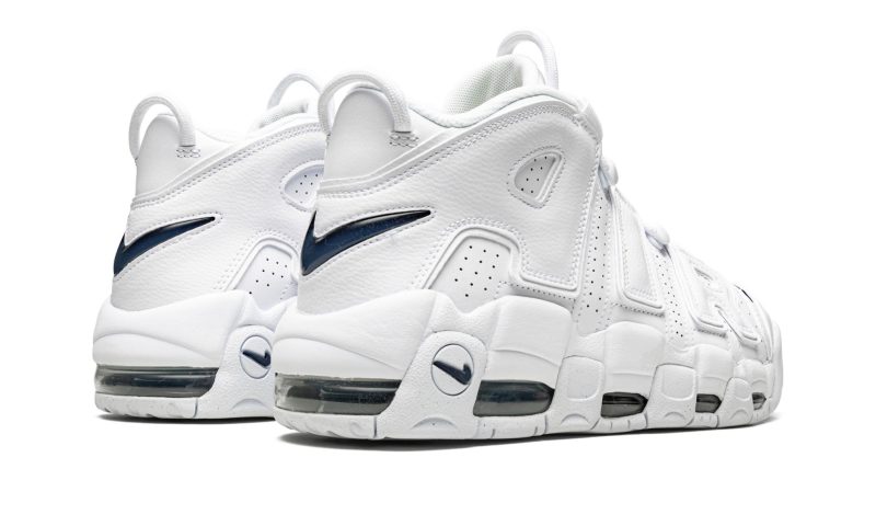 Nike Air More Uptempo 96 White Midnight Navy - Image 4