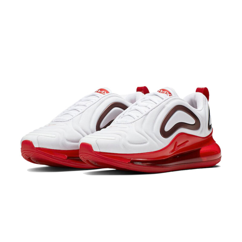 Air Max 720 White Gym Red nike shoes sport shoes Outlet - Image 2