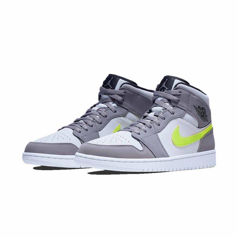 Jordan Air Jordan 1 Mid ‘Grey Volt’ - Image 2