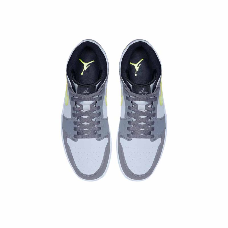 Jordan Air Jordan 1 Mid ‘Grey Volt’ - Image 4