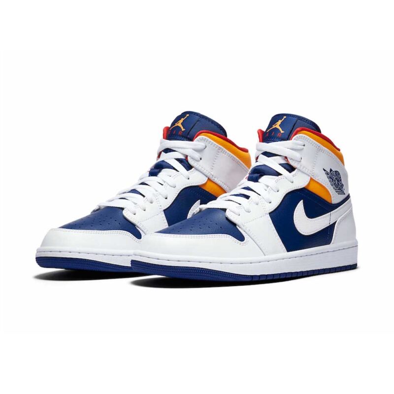Jordan Air Jordan 1 Mid ‘White Deep Royal Blue’ - Image 2
