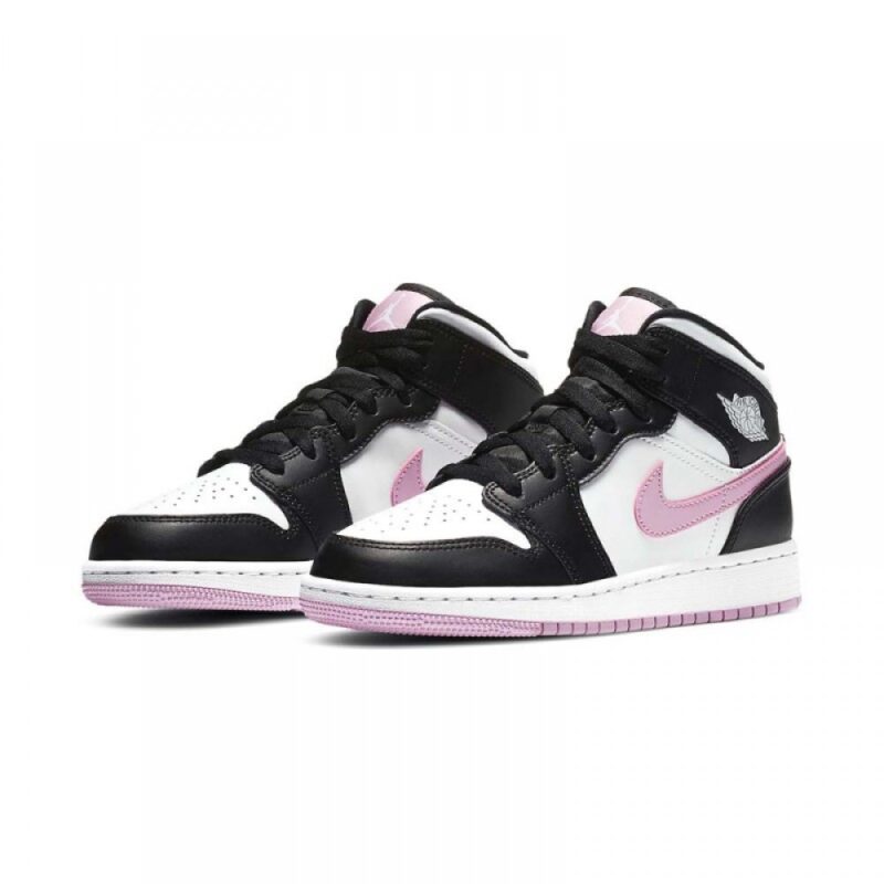 AIR JORDAN 1 MID GS ‘WHITE LIGHT ARCTIC PINK’ - Image 2