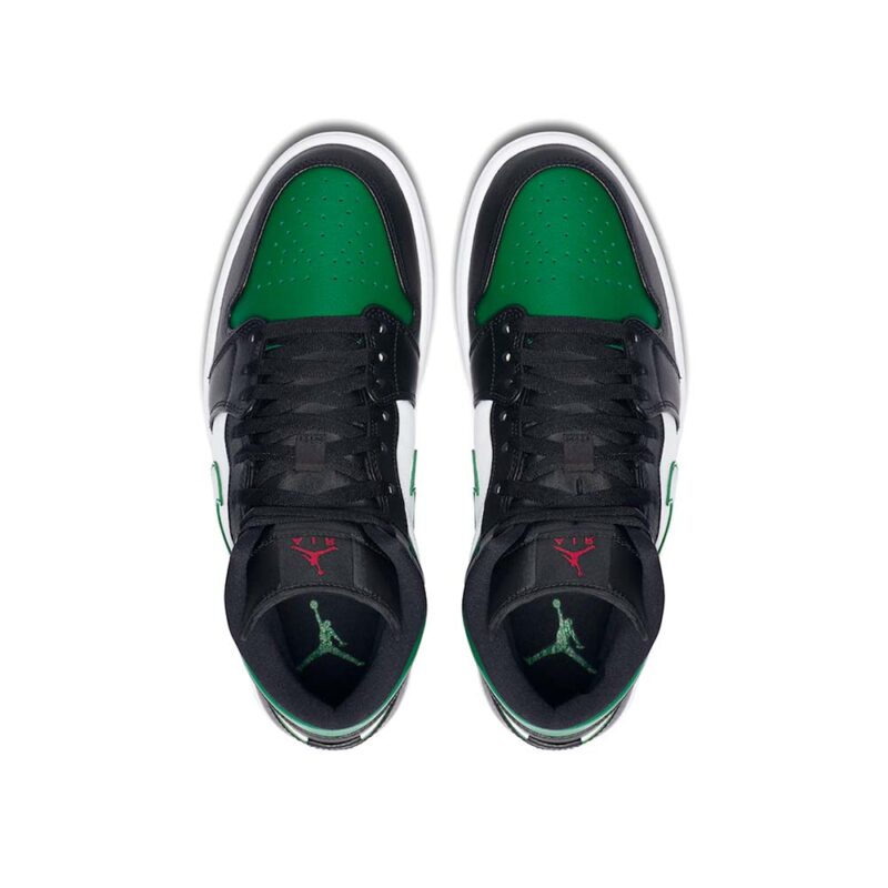 AIR JORDAN 1 MID  Green Toe - Image 4