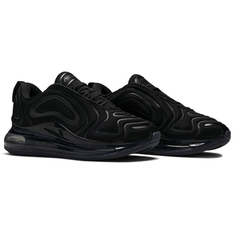 Air Max 720 Triple Black nike shoes sport shoes Outlet - Image 2