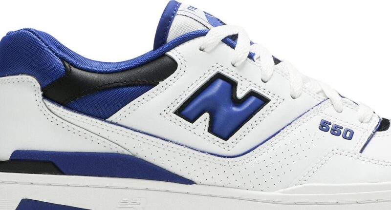 New Balance 550 White Blue - Image 2