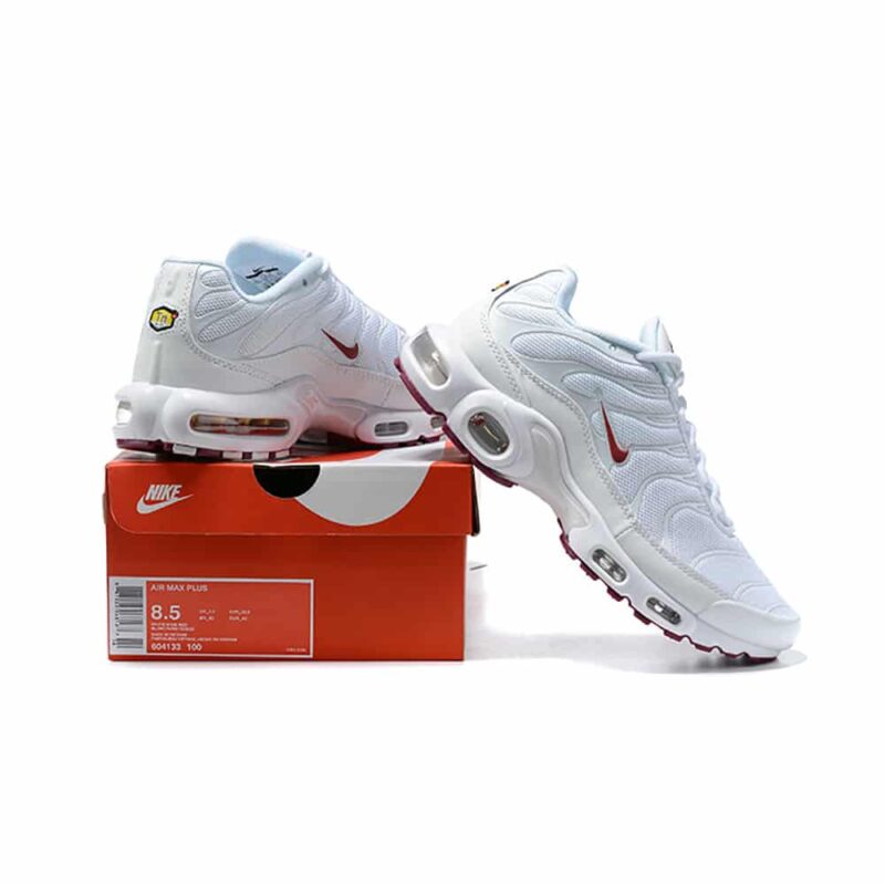 Air Max Plus TN White & Red - Image 6