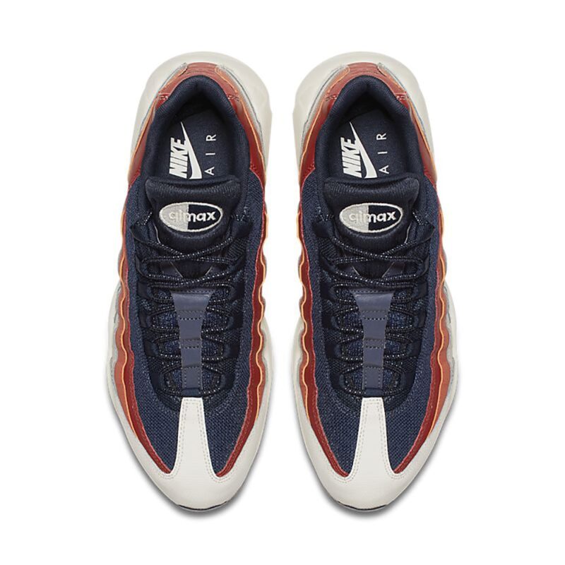 Air Max 95 SAIL Obsidian Grey Orange - Image 4
