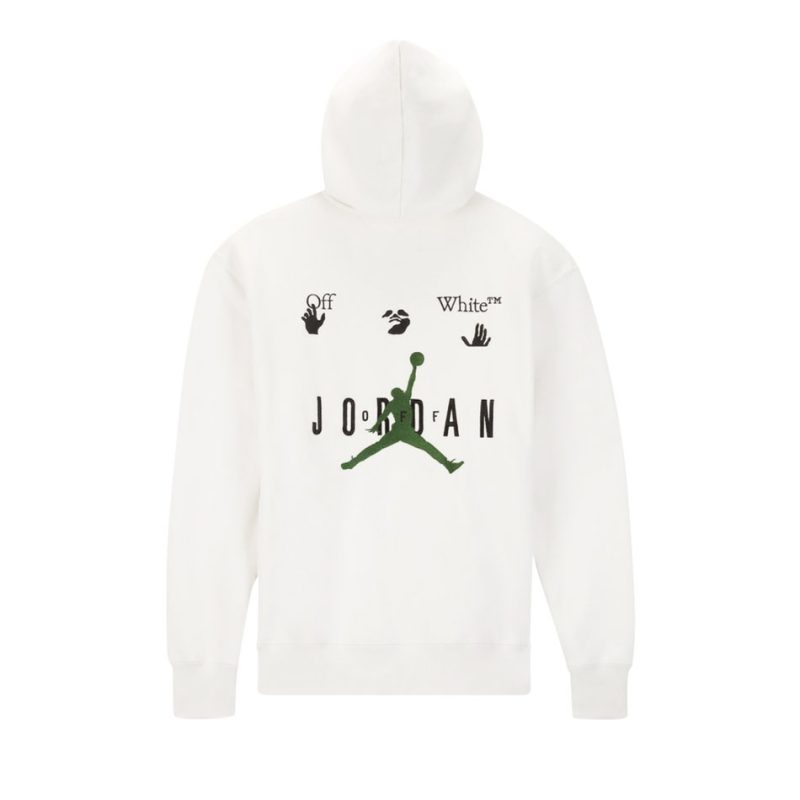 Off-White x Jordan Hoodie White - Image 2