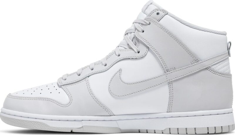 Nike Dunk High Retro White Vast Grey (2021) - Image 3