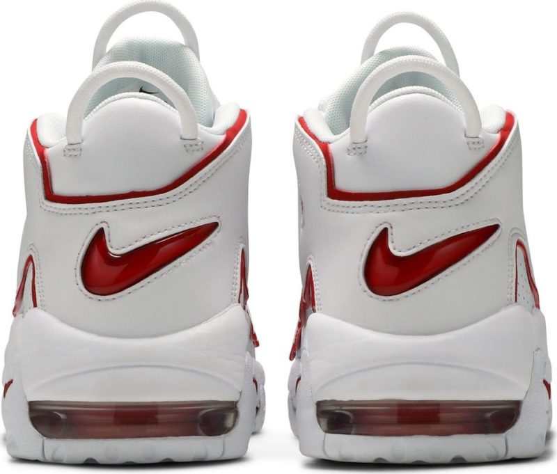 Nike Air More Uptempo White Varsity Red Outline - Image 5