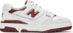 New Balance 550 Sea Salt Burgundy