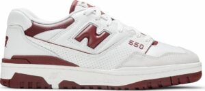 New Balance 550 Sea Salt Burgundy