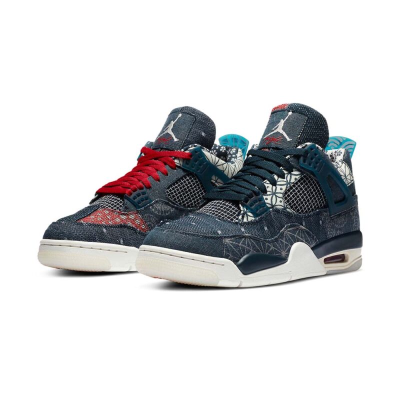 Air Jordan 4 Retro SE ‘Sashiko’ CW0898 400 - Image 2