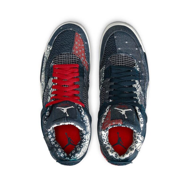 Air Jordan 4 Retro SE ‘Sashiko’ CW0898 400 - Image 4