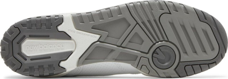 New Balance 550 White Grey Dark Grey - Image 4