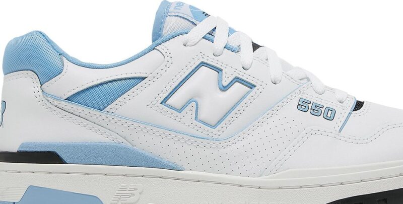 New Balance 550 UNC White University Blue - Image 2
