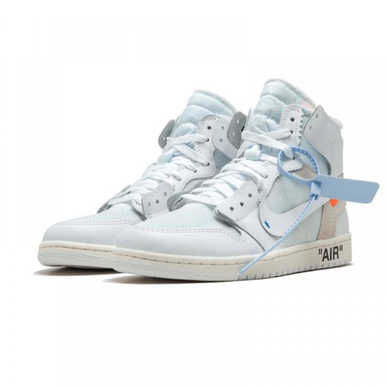 OFF-WHITE X AIR JORDAN 1 RETRO HIGH OG ‘WHITE’ 2018 - Image 2