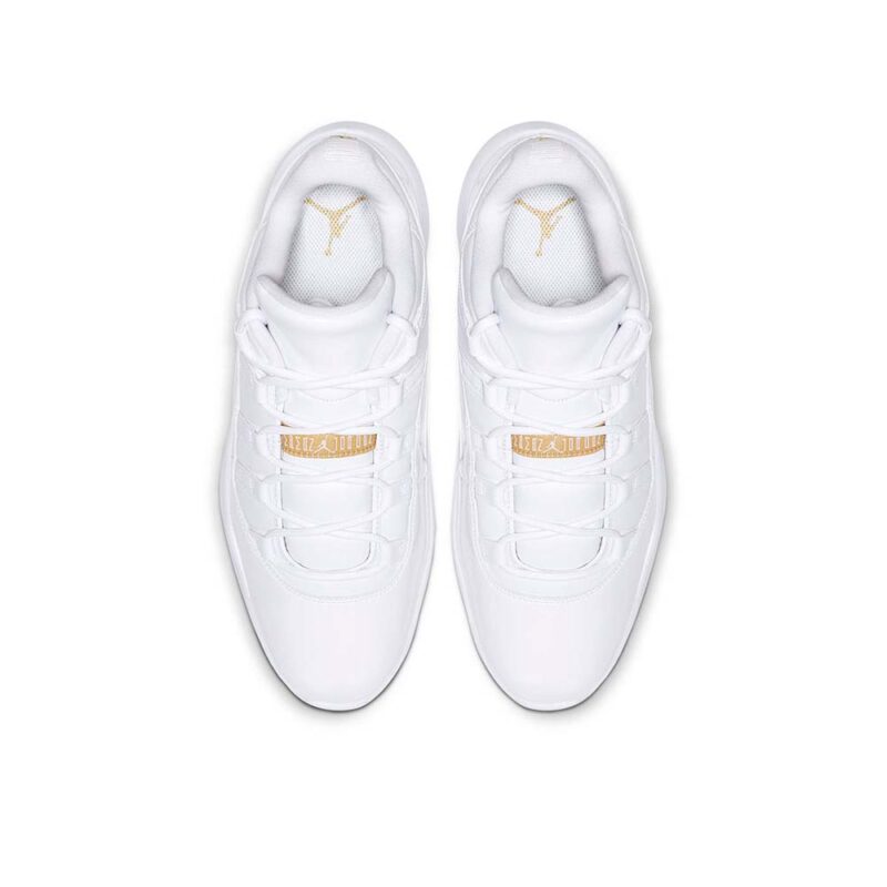 Air Jordan 11 Low Golf ‘White Metallic Gold’ - Image 3
