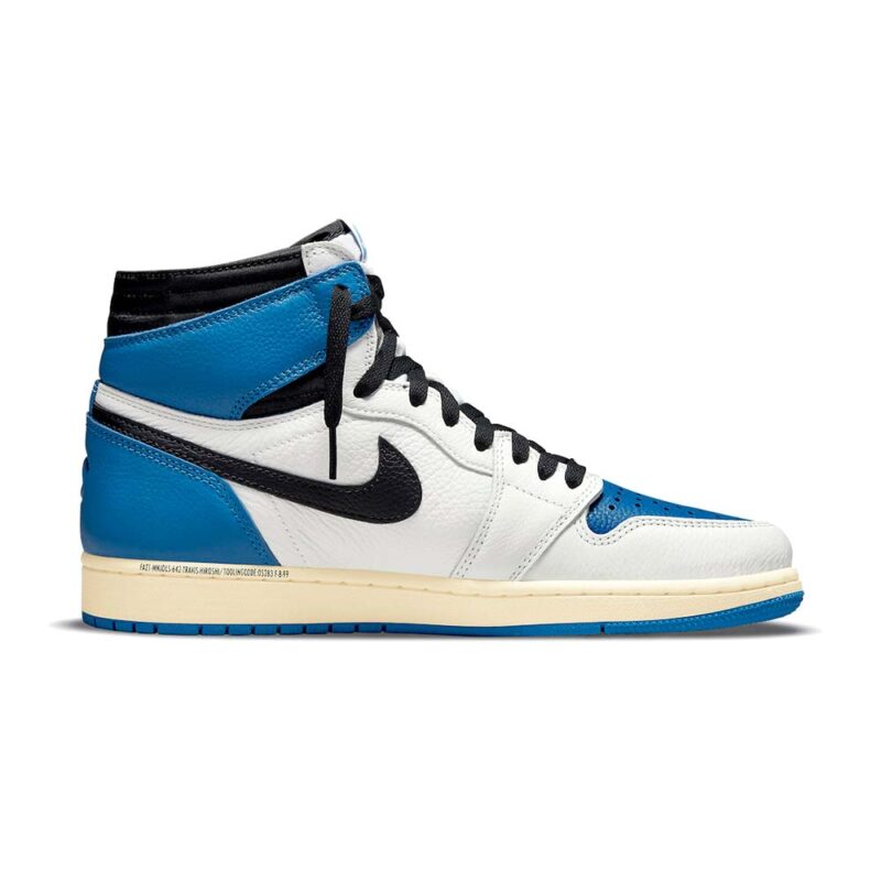 Travis Scott x Fragment x Air Jordan 1 High OG SP “Military Blue” - Image 3