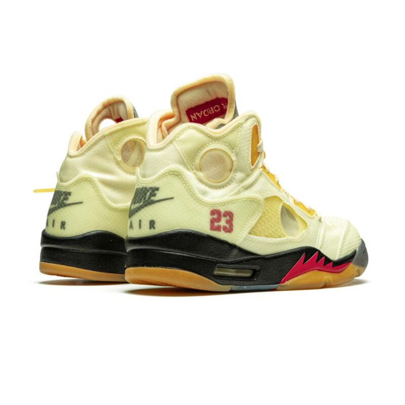 JORDAN Off-White x Air Jordan 5 Retro SP ‘Sail’ - Image 3