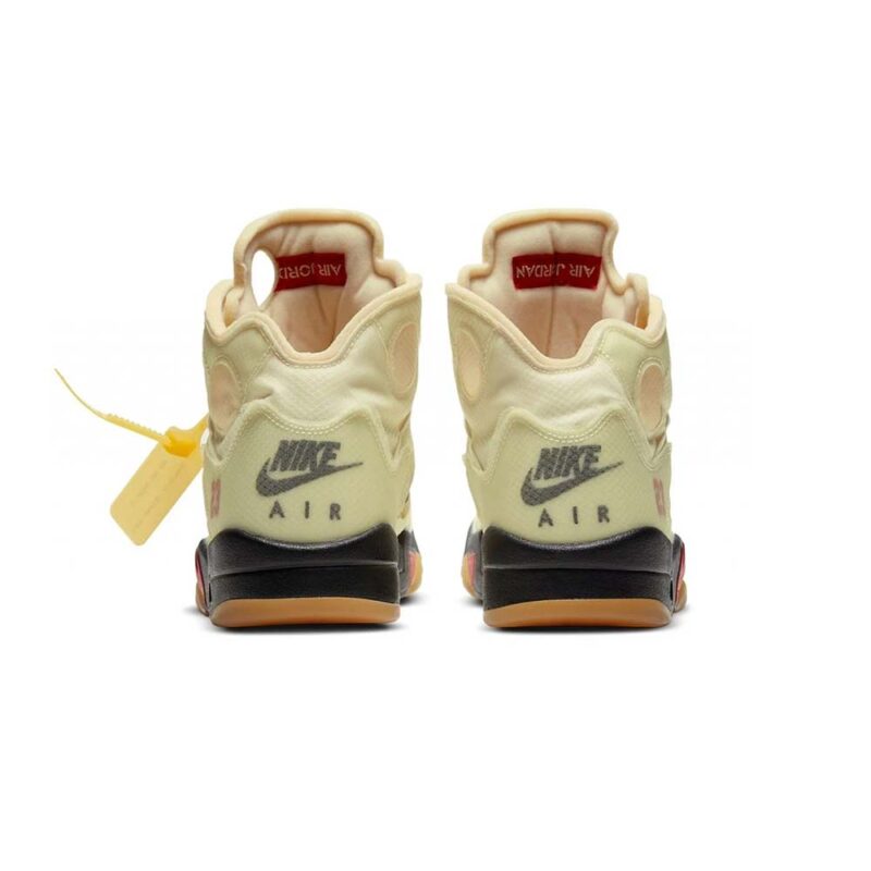 JORDAN Off-White x Air Jordan 5 Retro SP ‘Sail’ - Image 5