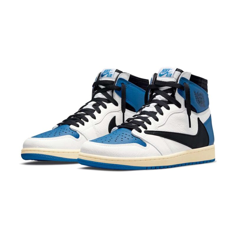 Travis Scott x Fragment x Air Jordan 1 High OG SP “Military Blue” - Image 2