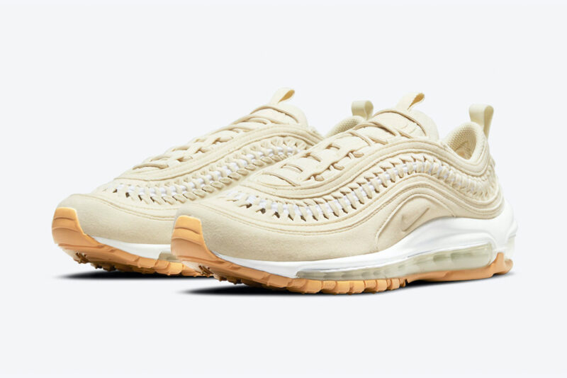 Wmns Nike Air Max 97 LX  Woven Fossil - Image 3