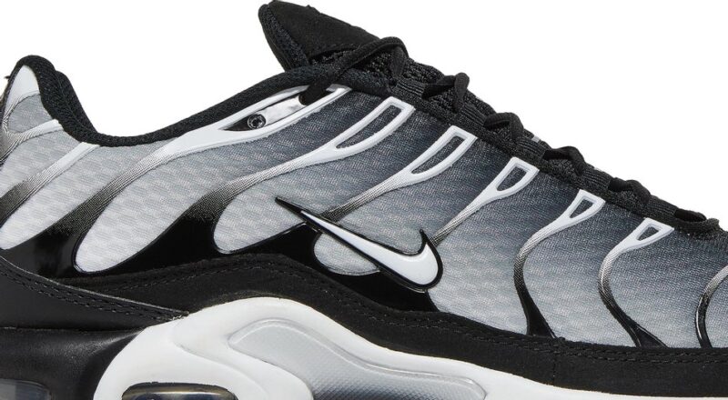 Nike Air Max Plus Black Silver White - Image 2