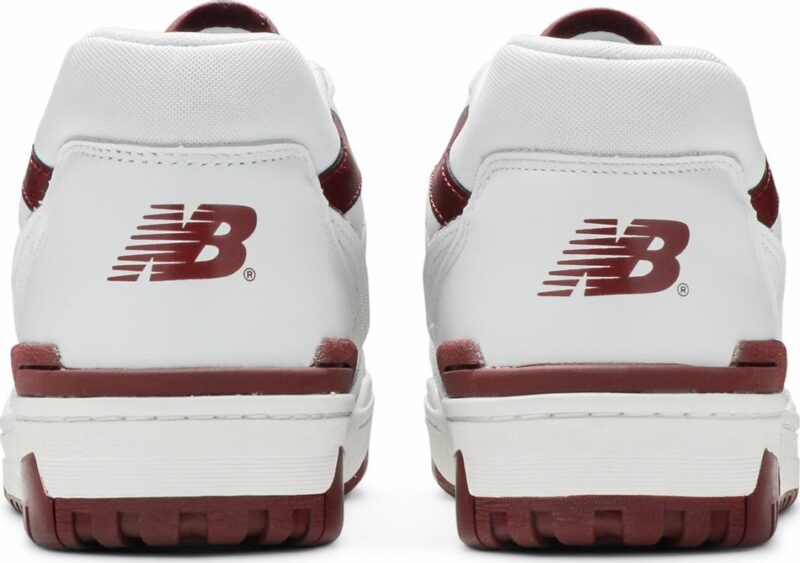 New Balance 550 Sea Salt Burgundy - Image 5