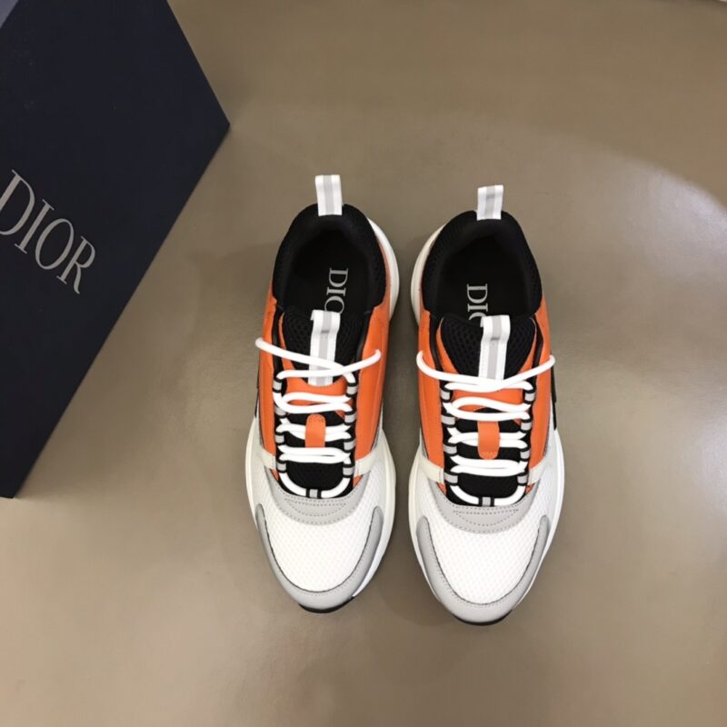 DIOR B22 Sneaker Orange White - Image 2