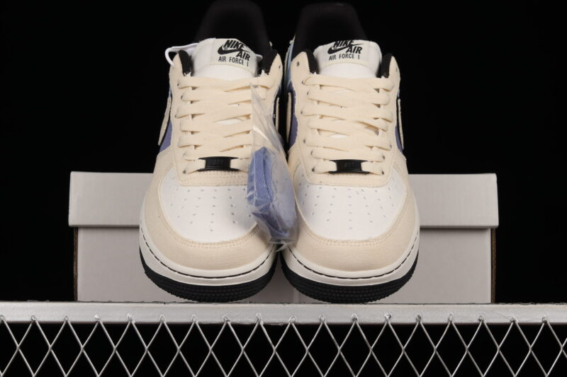 Nike Air Force 1  07 Low Beige White Purple - Image 5