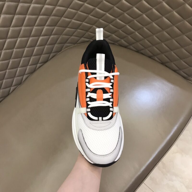 DIOR B22 Sneaker Orange White - Image 3