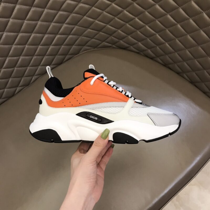 DIOR B22 Sneaker Orange White - Image 6
