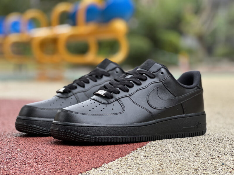 Nike Air Force 1 Low  07 Black Black - Image 5