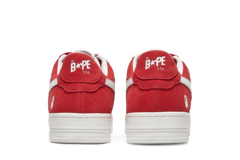A Bathing Ape Bape Sta Low Patent Red - Image 4