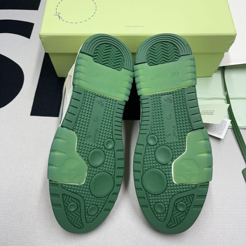 Off-White Out Of Office  OOO  Green Tan - Image 10