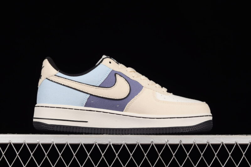 Nike Air Force 1  07 Low Beige White Purple - Image 4